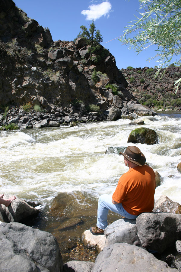 Image: Confluence of Rio Grande and Rio Pueblo