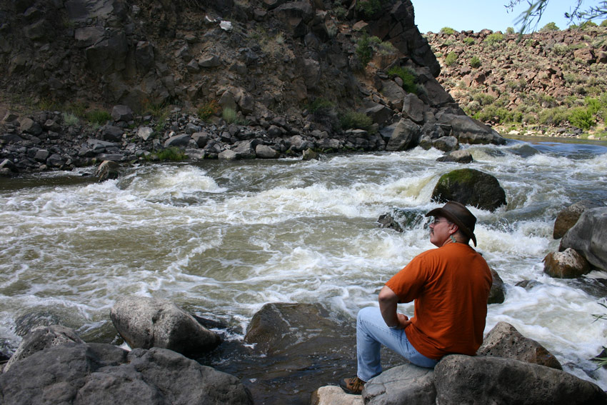 Image: Confluence of Rio Grande and Rio Pueblo