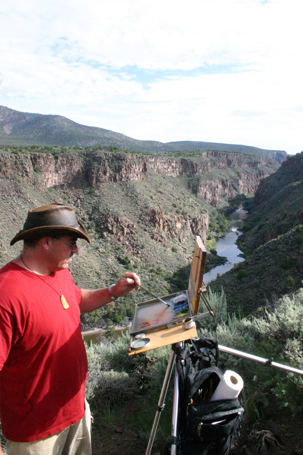 Image: Rich Gallego over the Rio Grande