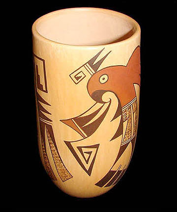 Image: White Swann, Dolly Navasie, Traditional Hopi Pottery