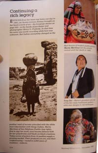 Image: National Geographic 1982, Pueblo Pottery