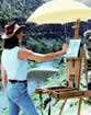 Clickable Image: Painting workshops in the southwest, Taos, New Mexico, plein air painting, artwork art